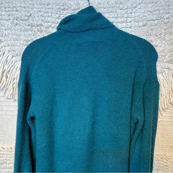 J. CREW green Supersoft turtleneck wool-alpaca sweater dress S - Picture 9 of 12